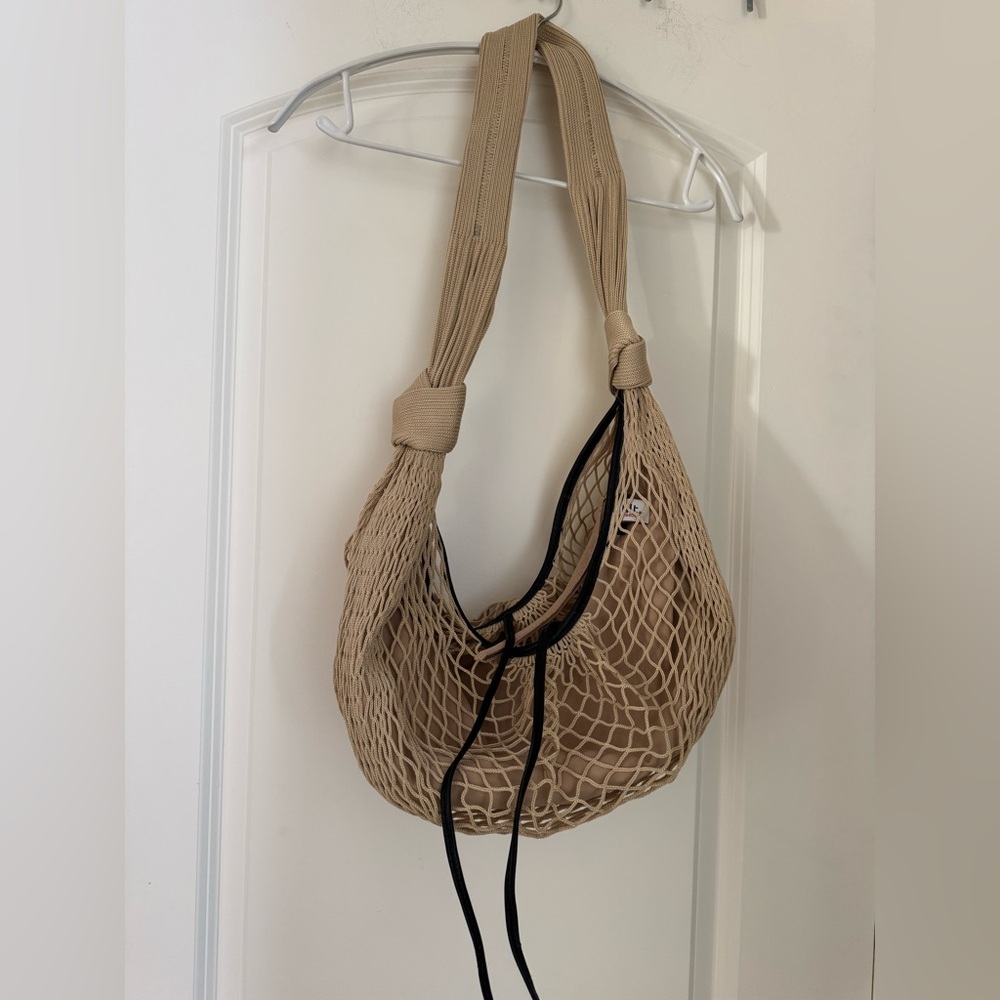 Lemaire Cream Mesh Hobo Bag - Picture 4 of 7